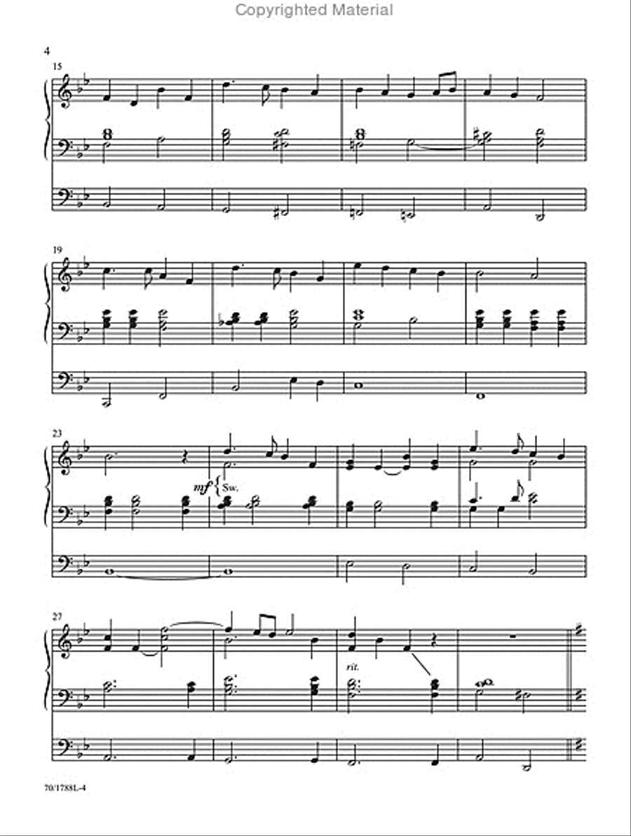 Angels & Alleluias Organ Solo scores gallery preview page 3