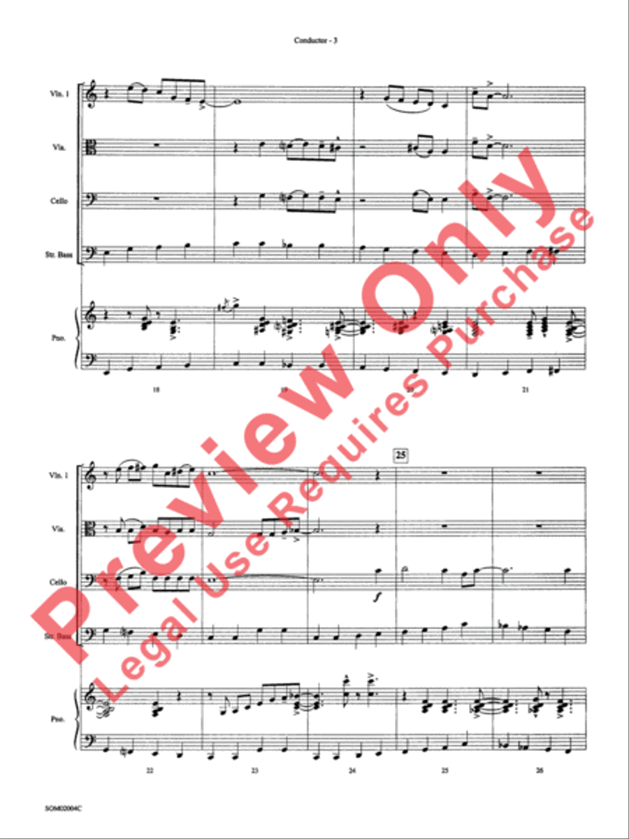 Don't Get Around Much Anymore String Orchestra scores gallery preview page 6