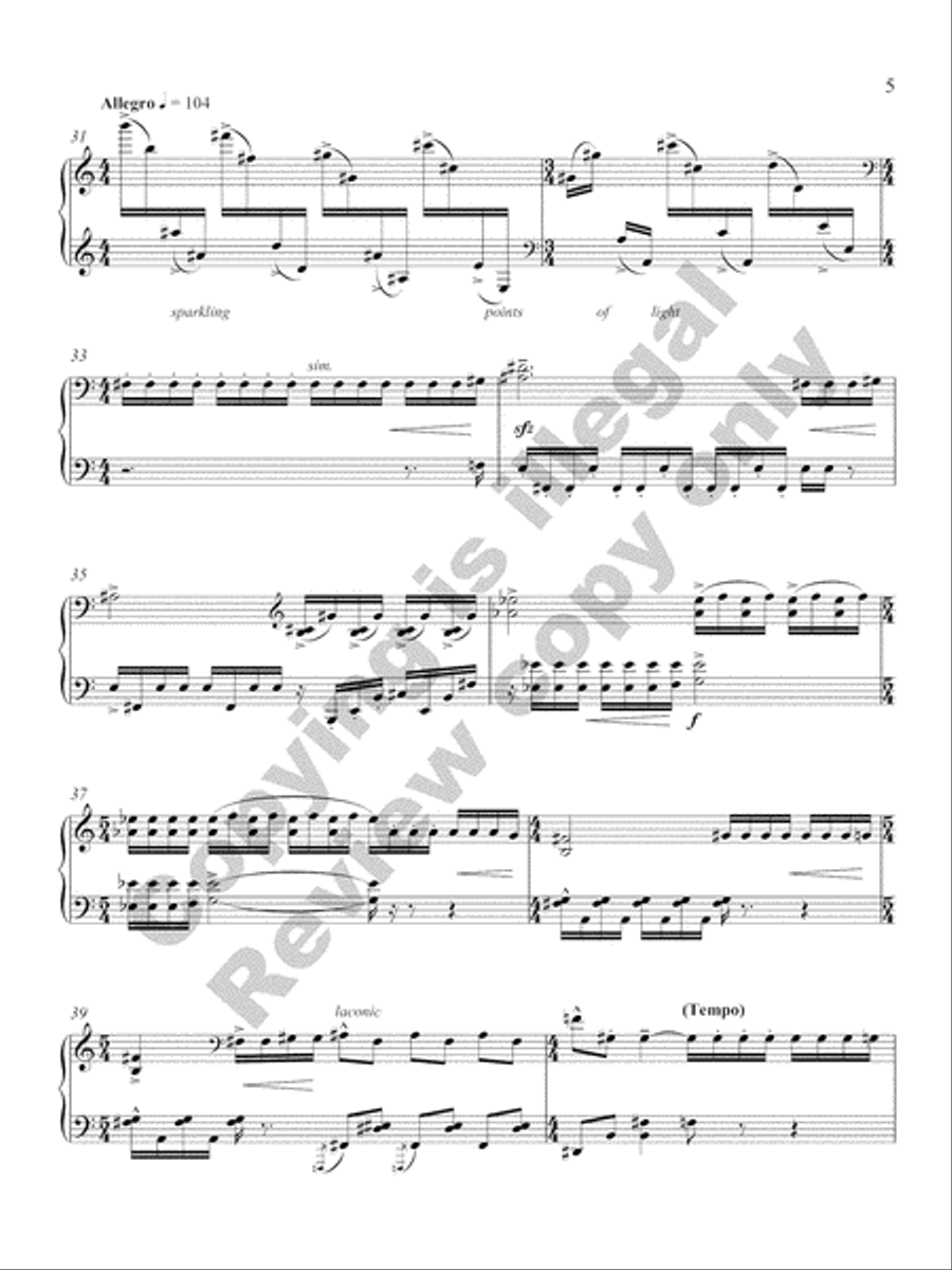 Orfeo in Asia Piano Solo scores gallery preview page 7