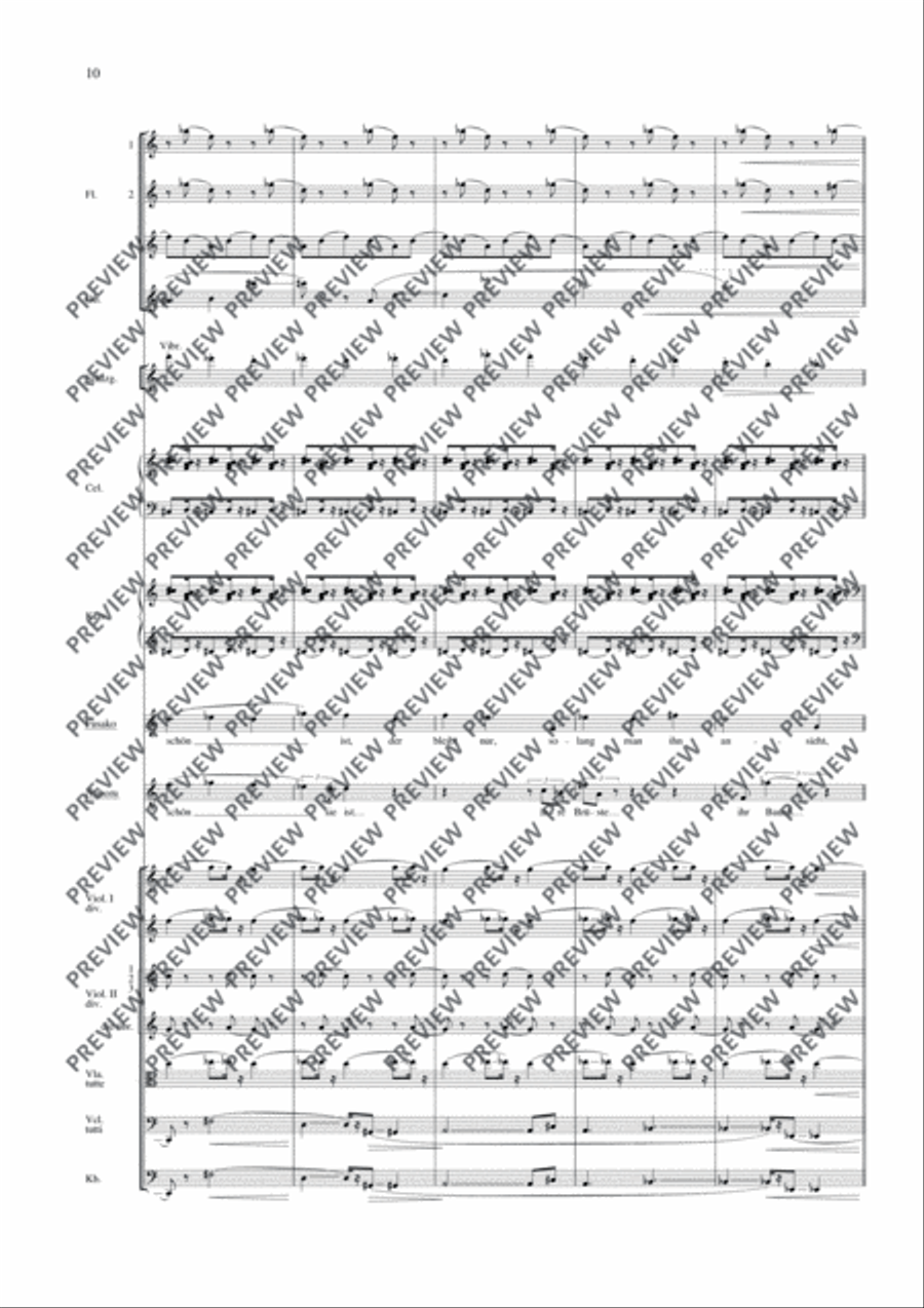 Das verratene Meer Study Score scores gallery preview page 21
