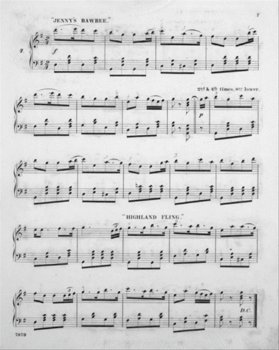 The Lord Of Lorne. Lancers Piano Solo scores gallery preview page 6