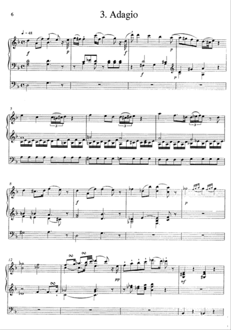 Amadeus-Suite for organ Organ Solo scores gallery preview page 6