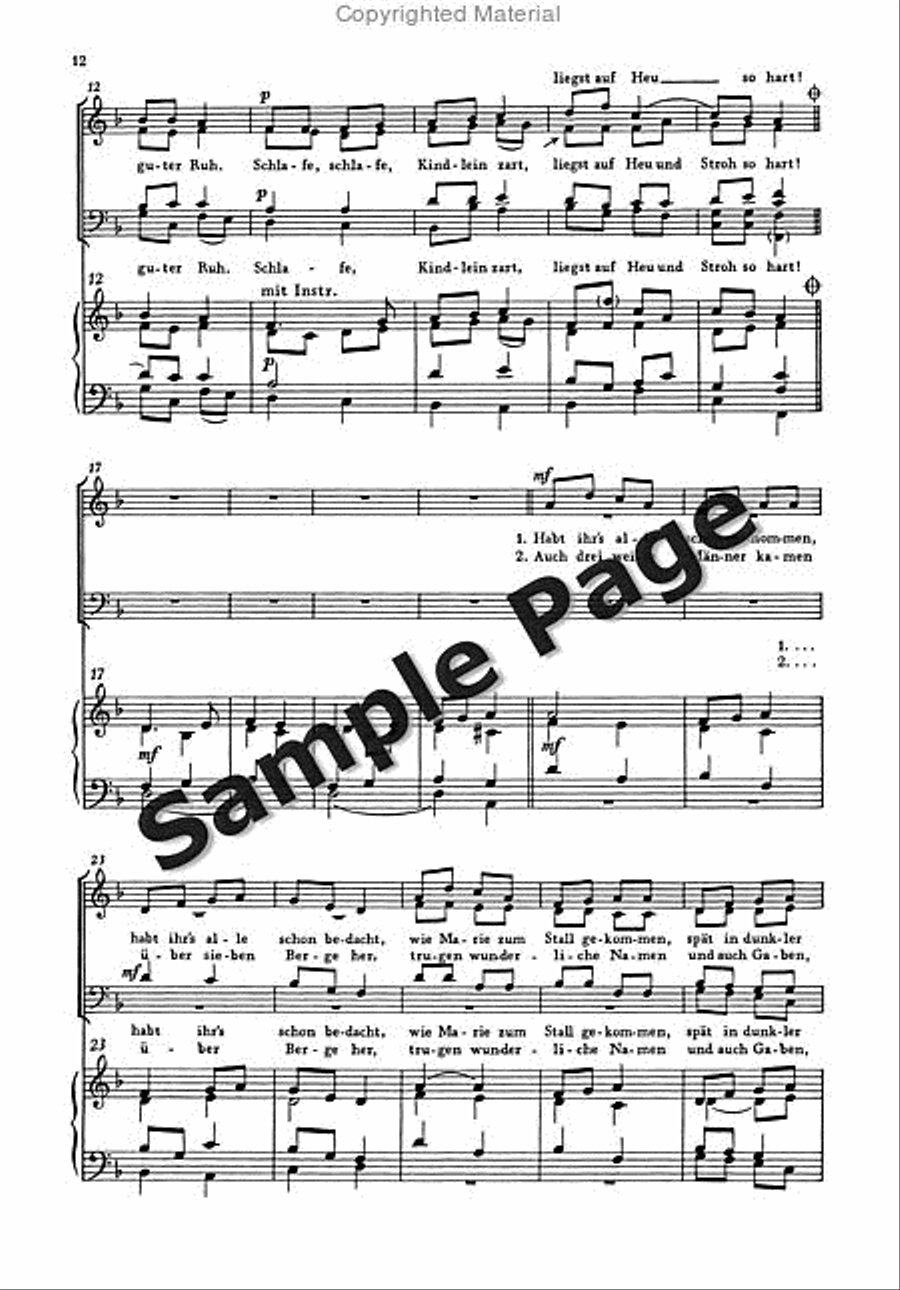 Mit Freudigem Schall Score 4-Part scores gallery preview page 13