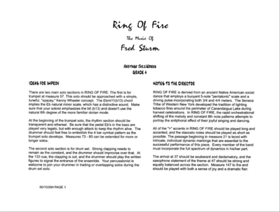 Ring of Fire Ring of Fire Jazz Ensemble scores gallery preview page 3