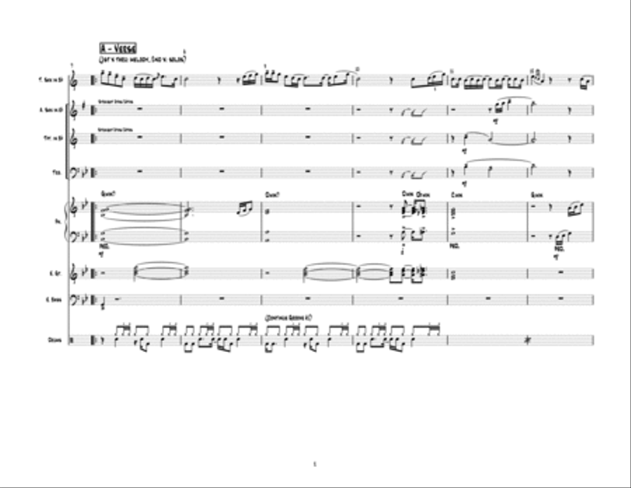 A Rose Is Still A Rose Jazz Ensemble scores gallery preview page 4