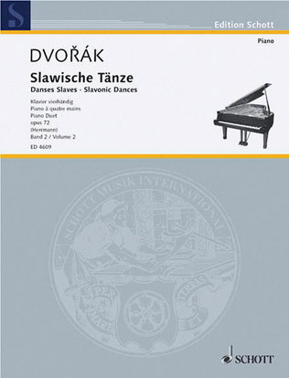 Book cover for Slavonic Dances, Op. 72, Nos. 5-8