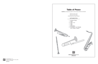 Book cover for Table of Peace