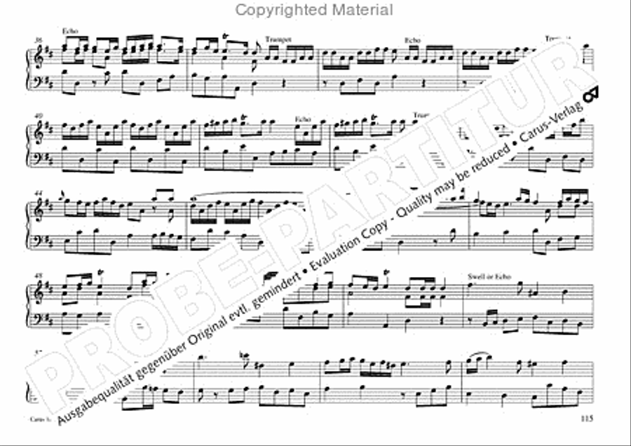 Freiburger Orgelbuch: Stammteil Organ Solo scores gallery preview page 116