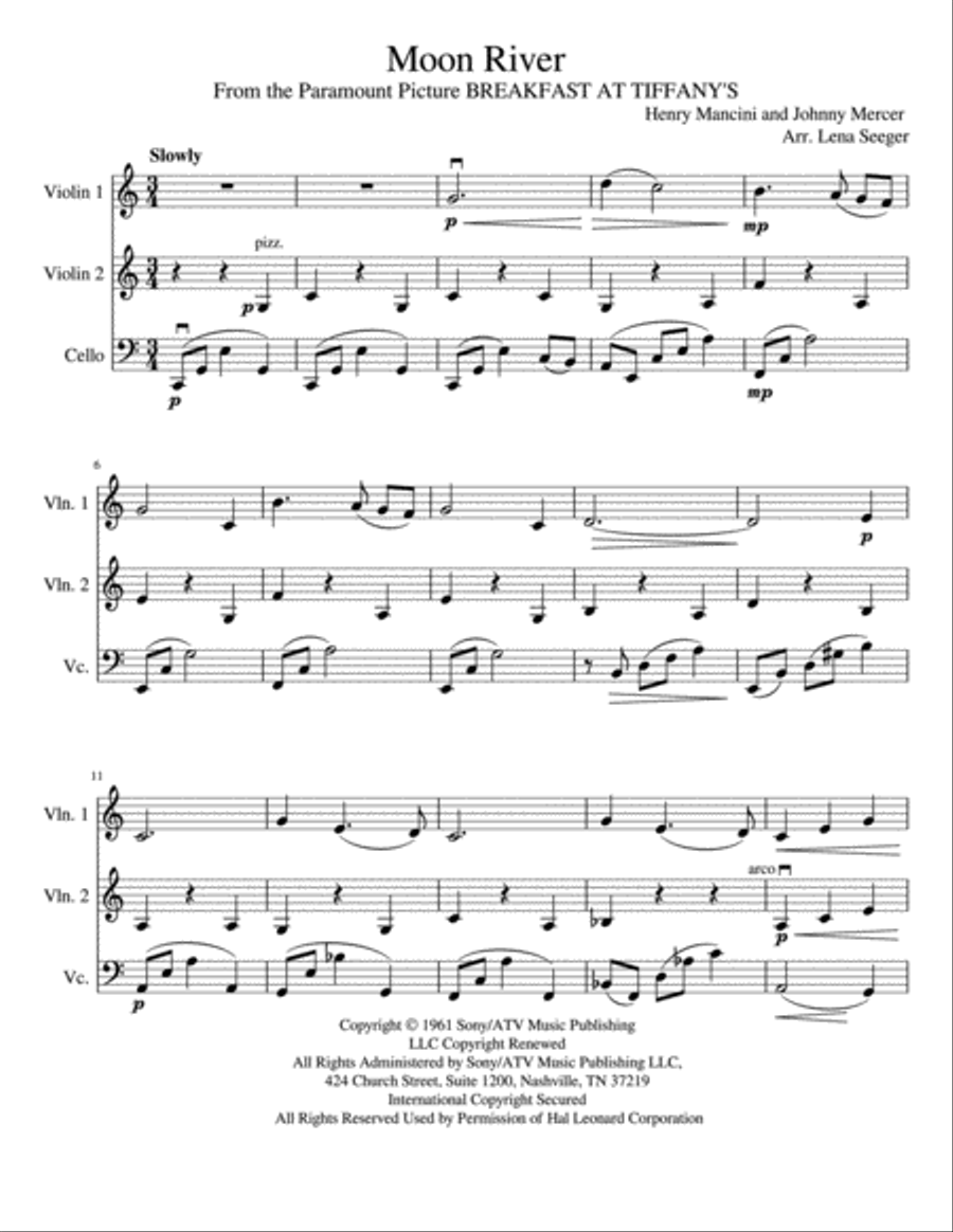 Blue Moon String Trio scores gallery preview page 2