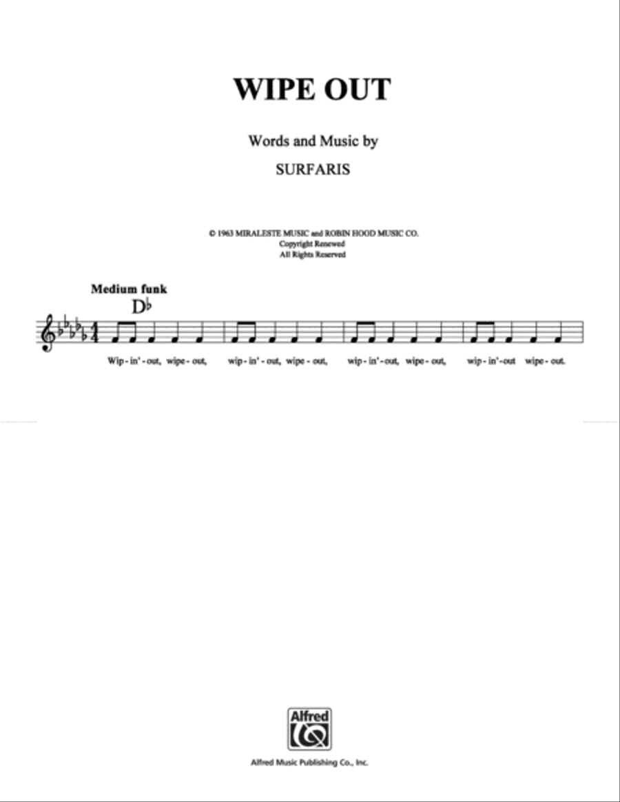 Wipe Out School and Community scores gallery preview page 1