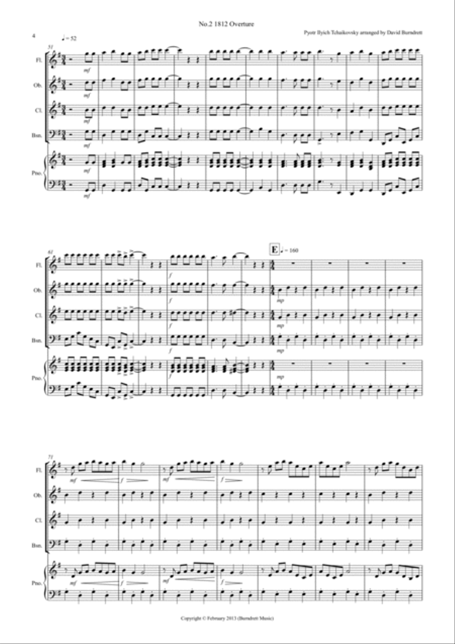 2 Classical Favourites for Wind Quartet (volume three) Woodwind Quartet scores gallery preview page 4