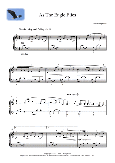 The　Digital　Music　Piano　Solo　Sheet　Eagle　Solo　Flies　Sheet　Ballad　As　Music　Piano　Plus