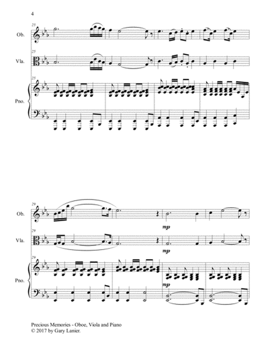 Precious Memories (Trio - Oboe, Viola & Piano with Score/Part) image number null