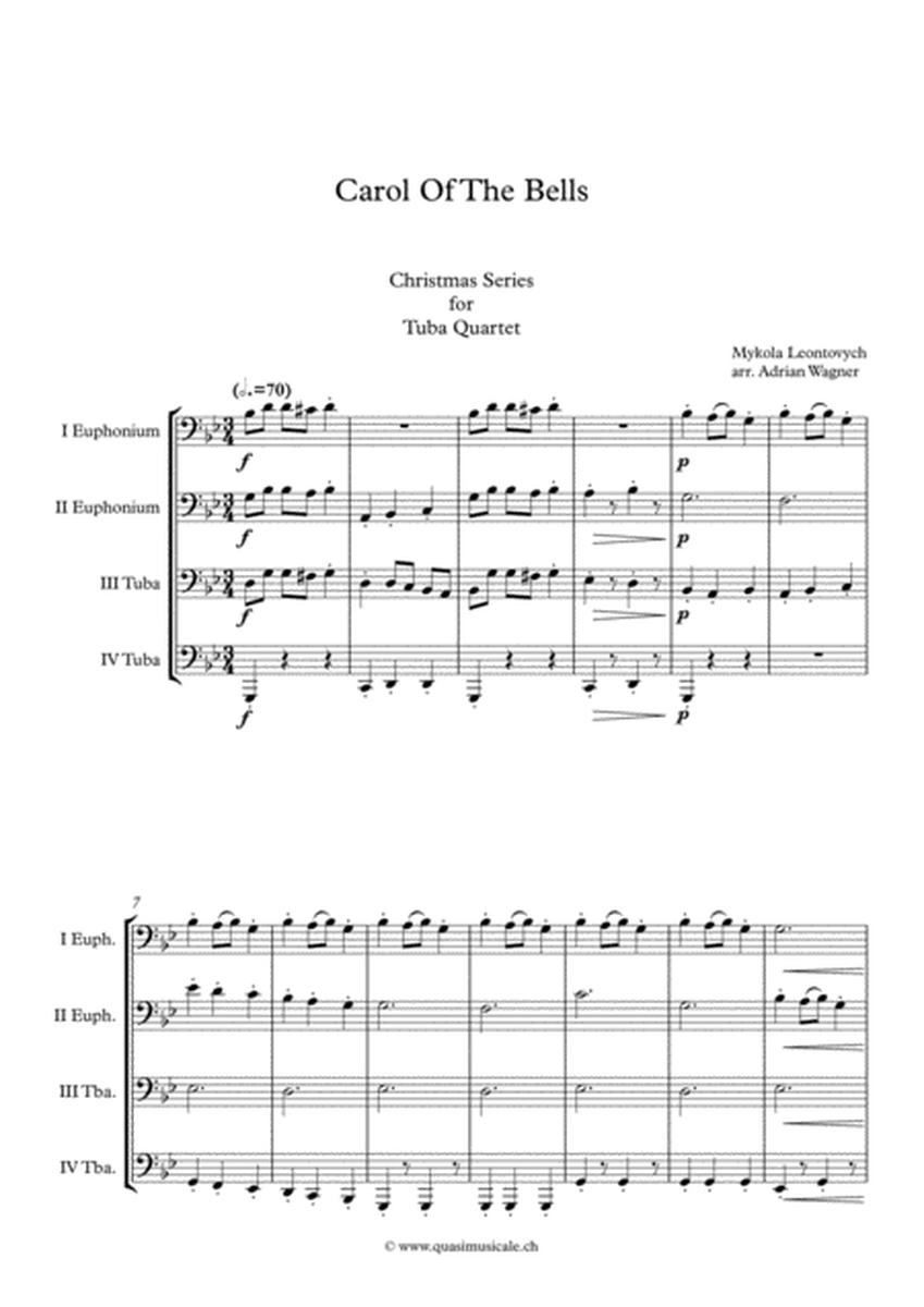 "Carol Of The Bells" Tuba Quartet arr. Adrian Wagner image number null