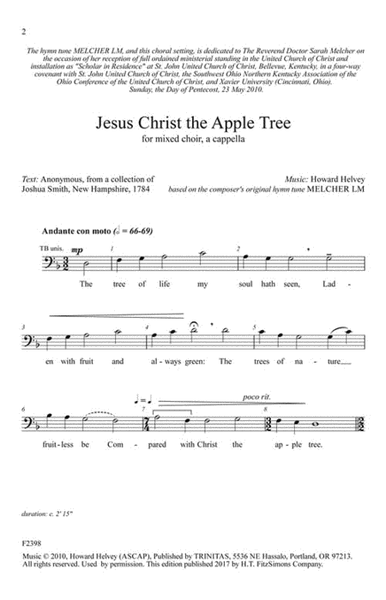 Jesus Christ the Apple Tree image number null