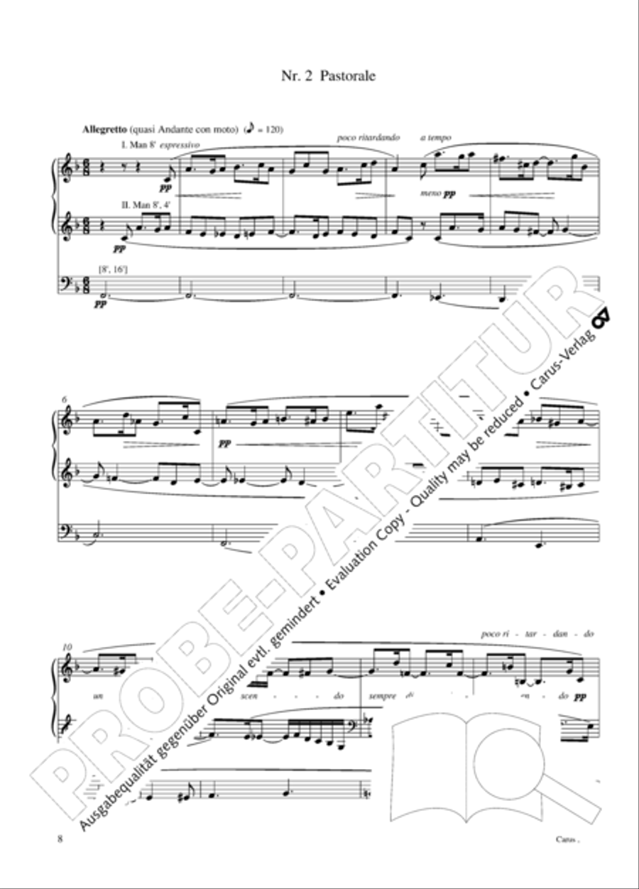 12 Stucke, Op. 59 Heft 1 Organ Solo scores gallery preview page 9