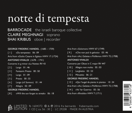 Handel & Vivaldi: Notte di Tempesta