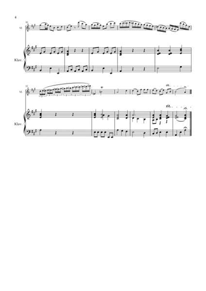 Devienne Sonata V Part 2 for Violin image number null
