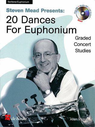 Book cover for Steven Mead Presents 20 Dances for Euphonium