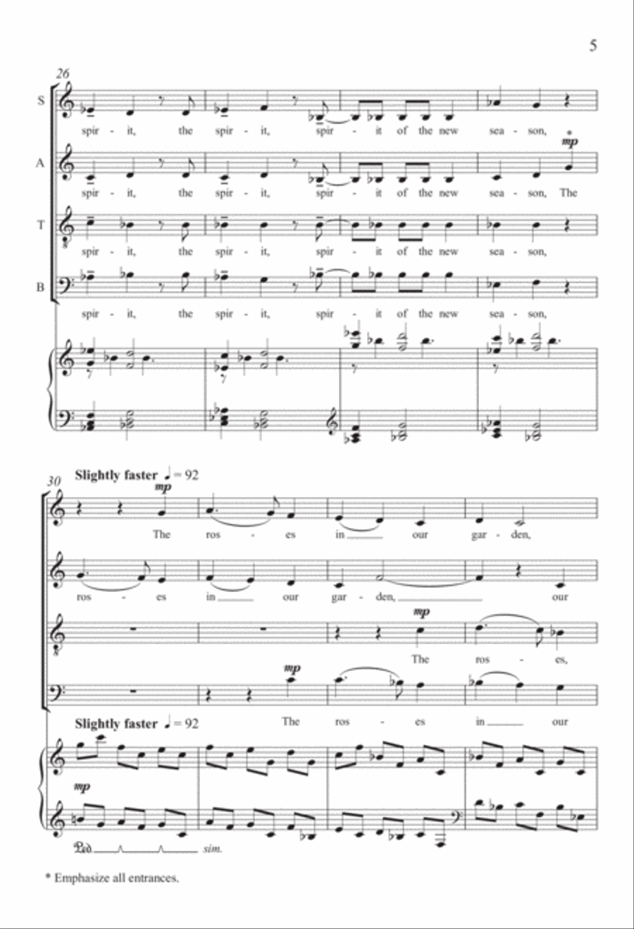 Our Garden of Life 4-Part scores gallery preview page 4