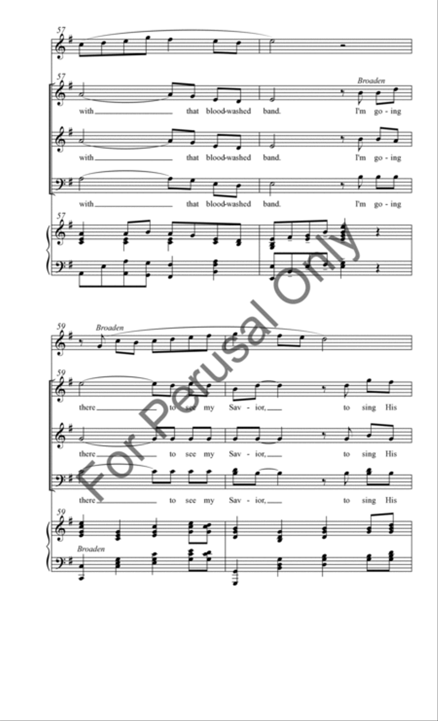 Poor Wayfaring Stranger 3-Part scores gallery preview page 12