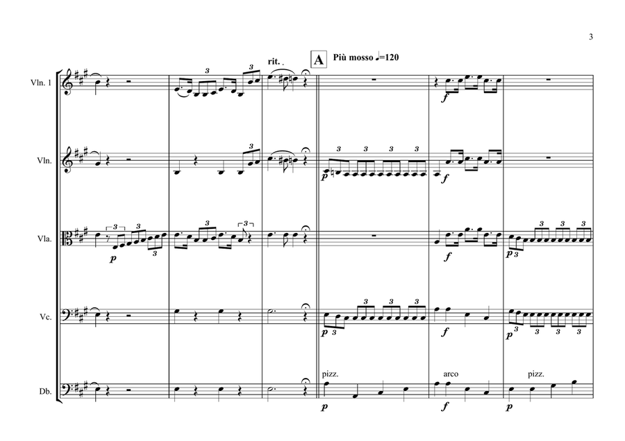 Argentinian National Anthem for String Orchestra (World National Anthem Series) String Quartet scores gallery preview page 3