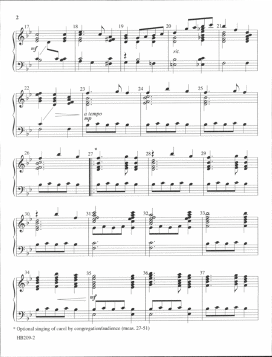 Silent Night! Holy Night! 3 octaves 3-Octaves scores gallery preview page 3