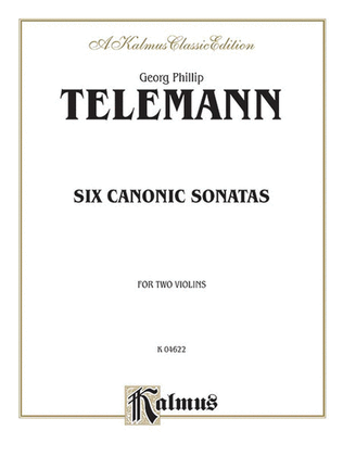 Book cover for Six Canonic Sonatas
