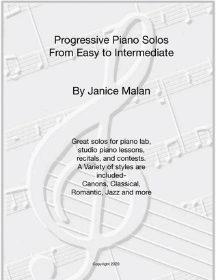 Book cover for Progressive Piano Solos