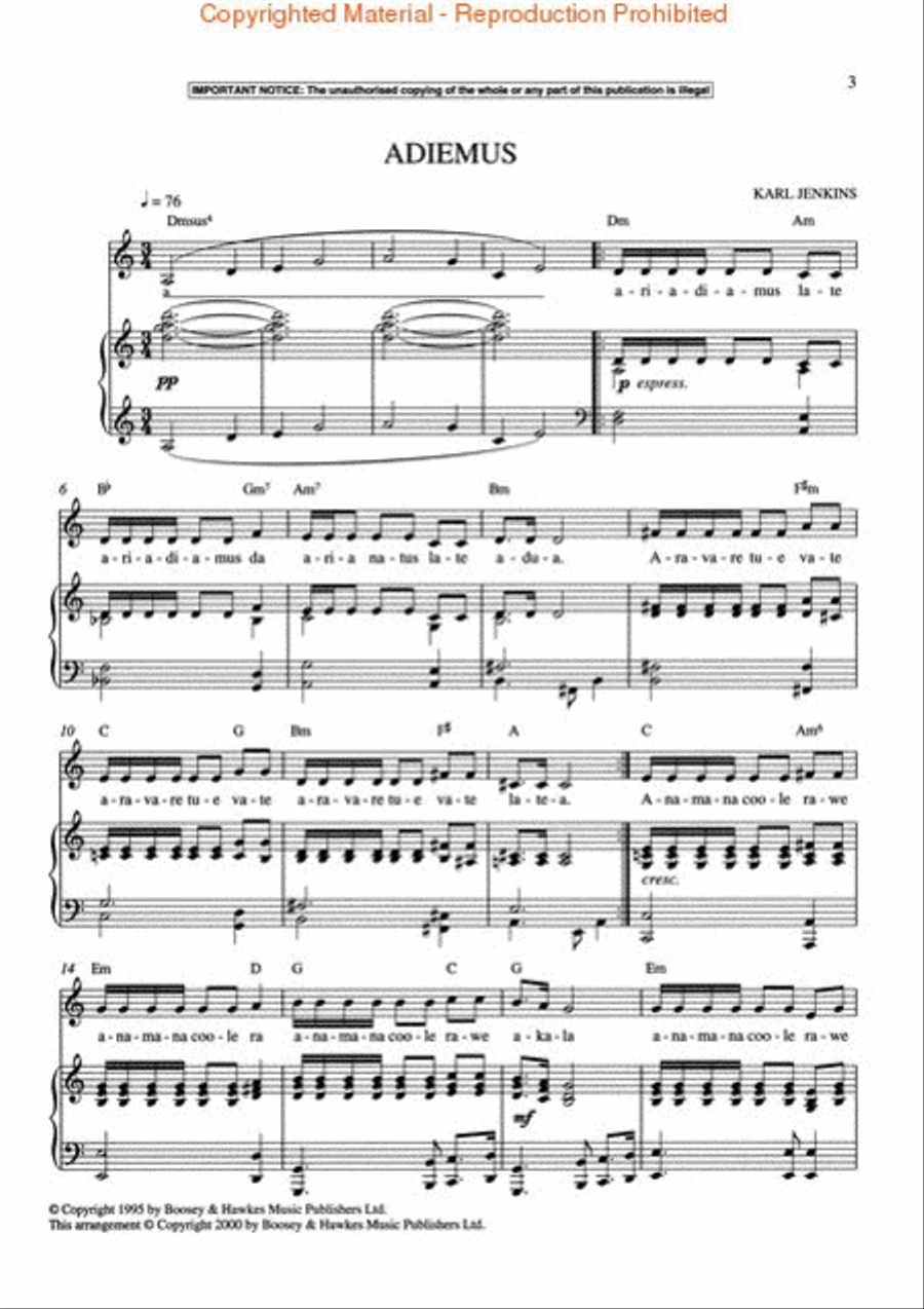 The Best of Adiemus Acoustic Guitar scores gallery preview page 2