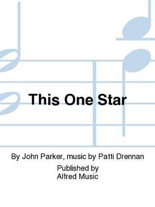 Book cover for This One Star