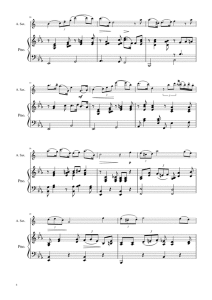 Estrellita for Alto Sax and Piano