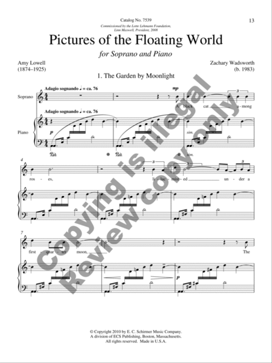 Collected Songs for Soprano and Piano Soprano Voice scores gallery preview page 28