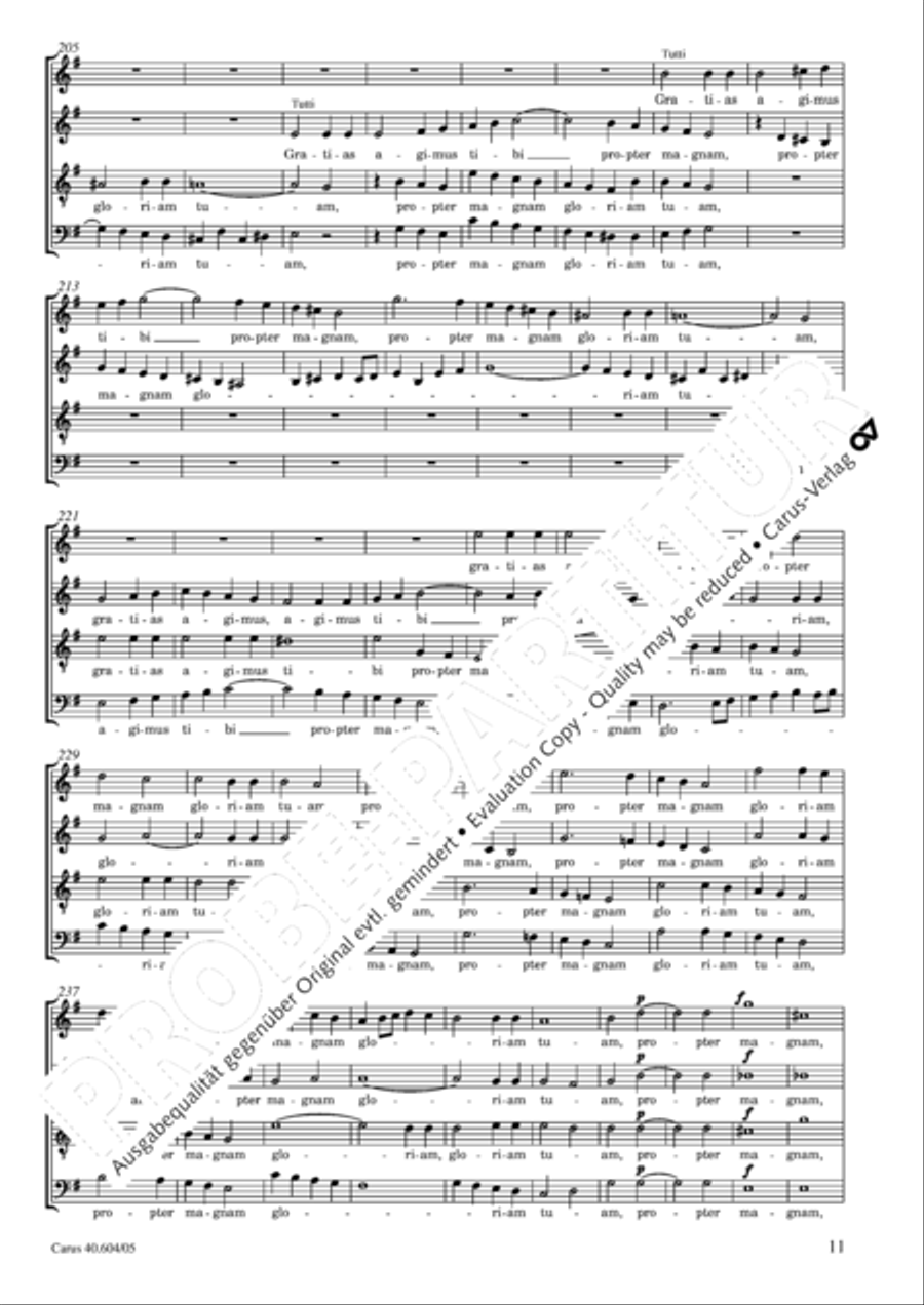 Grosse Mariazeller Messe in C 4-Part scores gallery preview page 12
