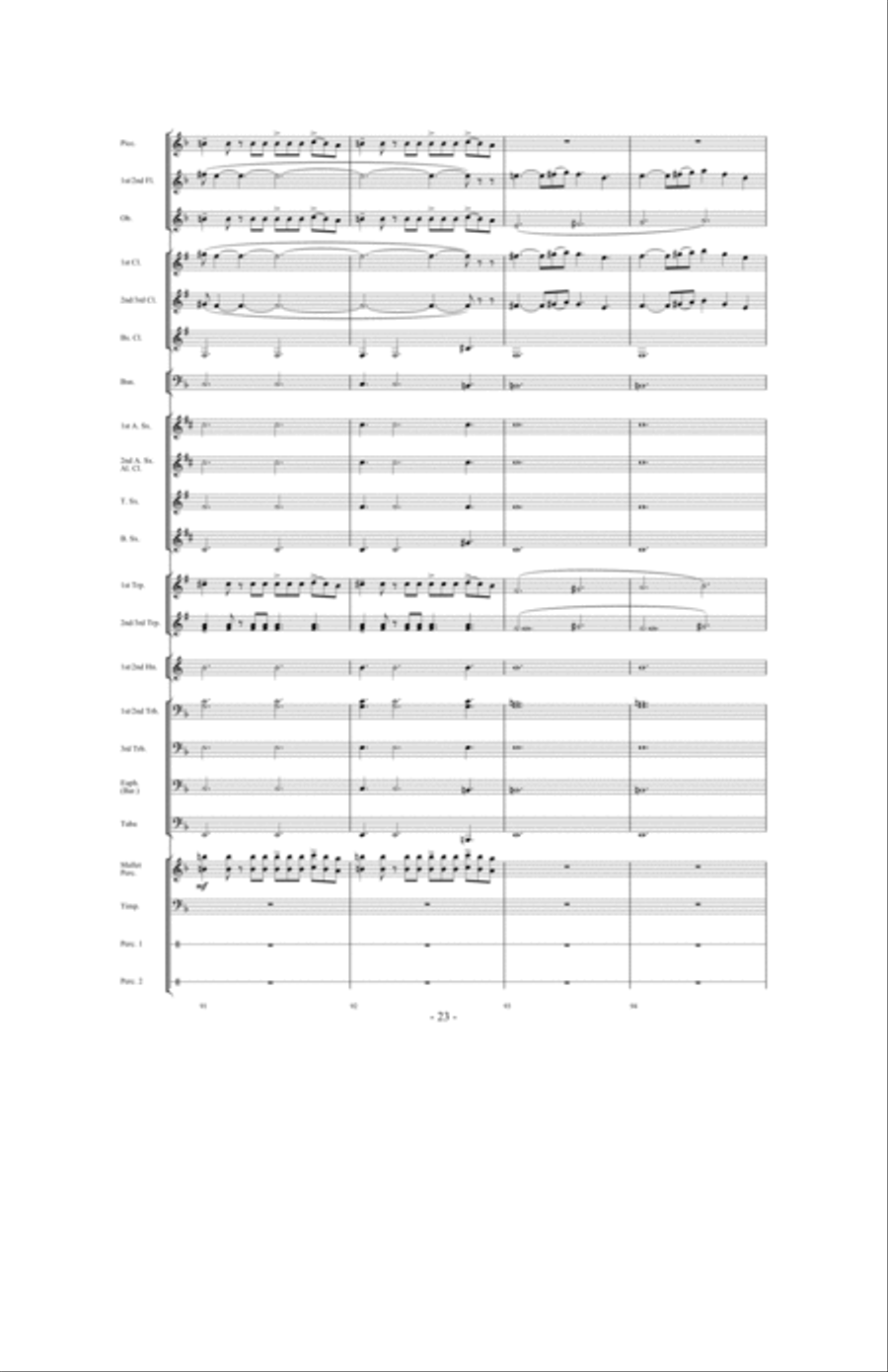 Apollo: Myth and Legend Concert Band scores gallery preview page 22