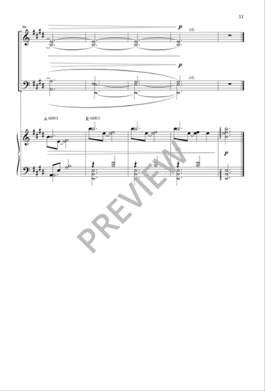 Every Eye Is Different 4-Part scores gallery preview page 12