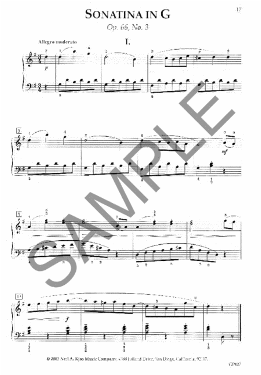 Lichner: Three Sonatinas, Opus 66 Piano Solo scores gallery preview page 2