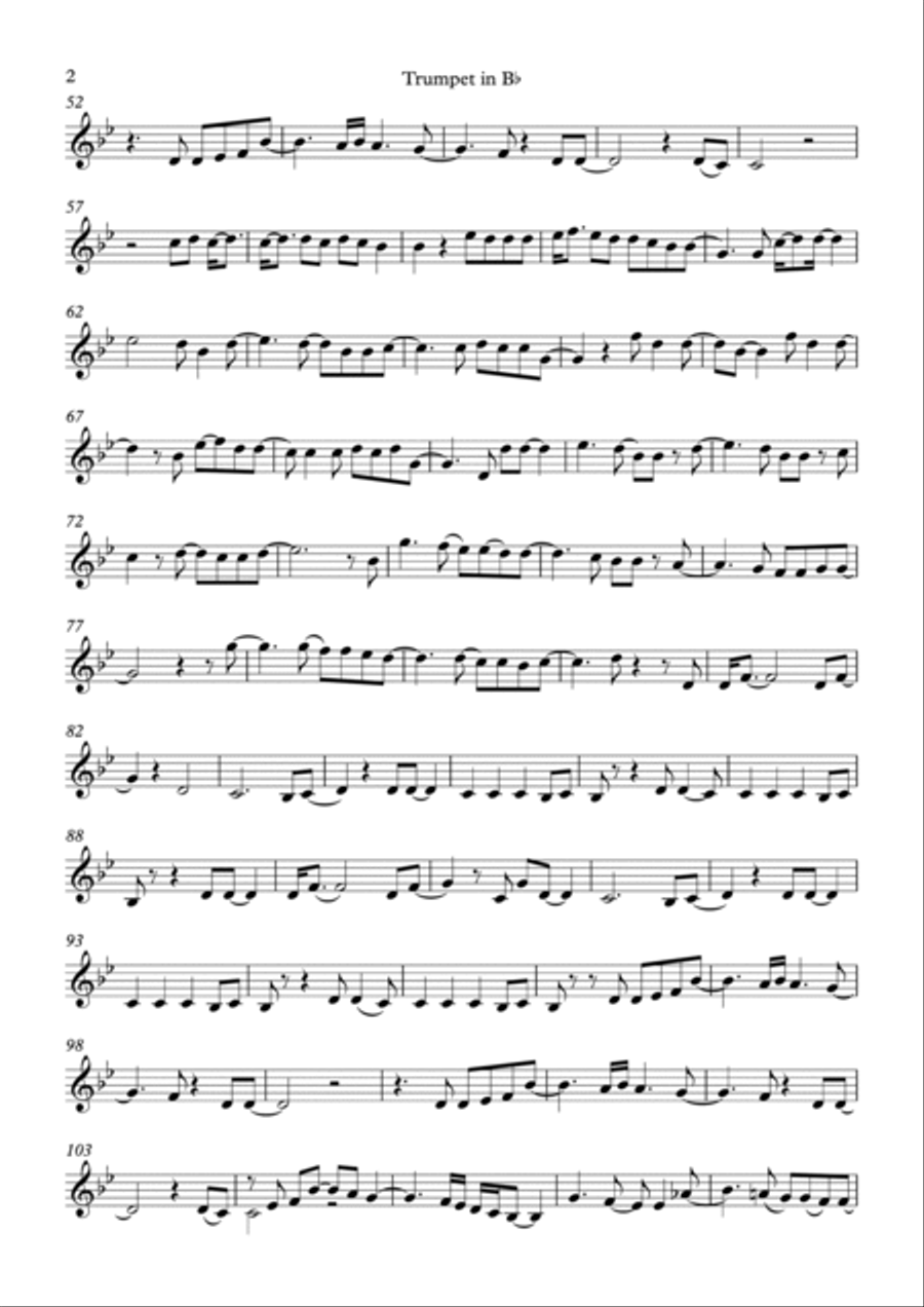 All Of Me All Of Me B-Flat Trumpet scores gallery preview page 2