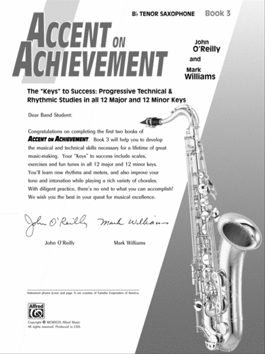 Accent on Achievement, Book 3 Concert Band Methods scores gallery preview page 2