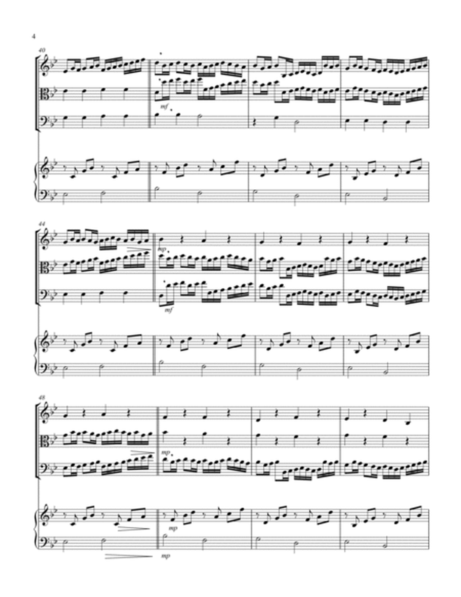 Canon (Pachelbel) (Bb) (String Trio - 1 Violin, 1 Viola, 1 Bass), Keyboard)