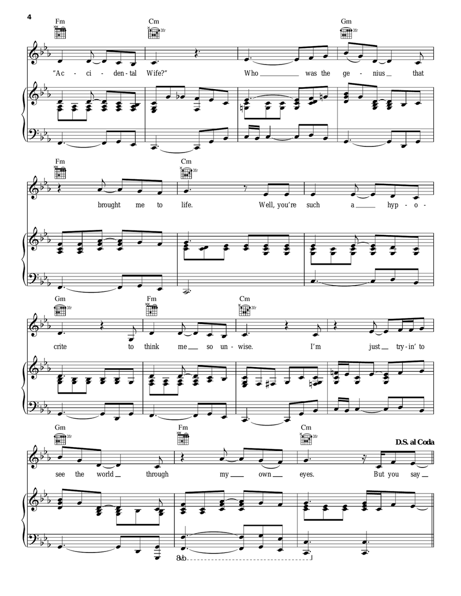 Wear Me Out Acoustic Guitar scores gallery preview page 4
