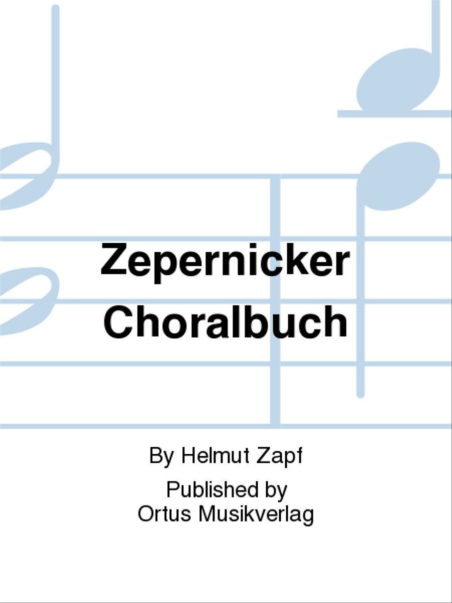 Zepernicker Choralbuch Choir scores gallery preview page 1