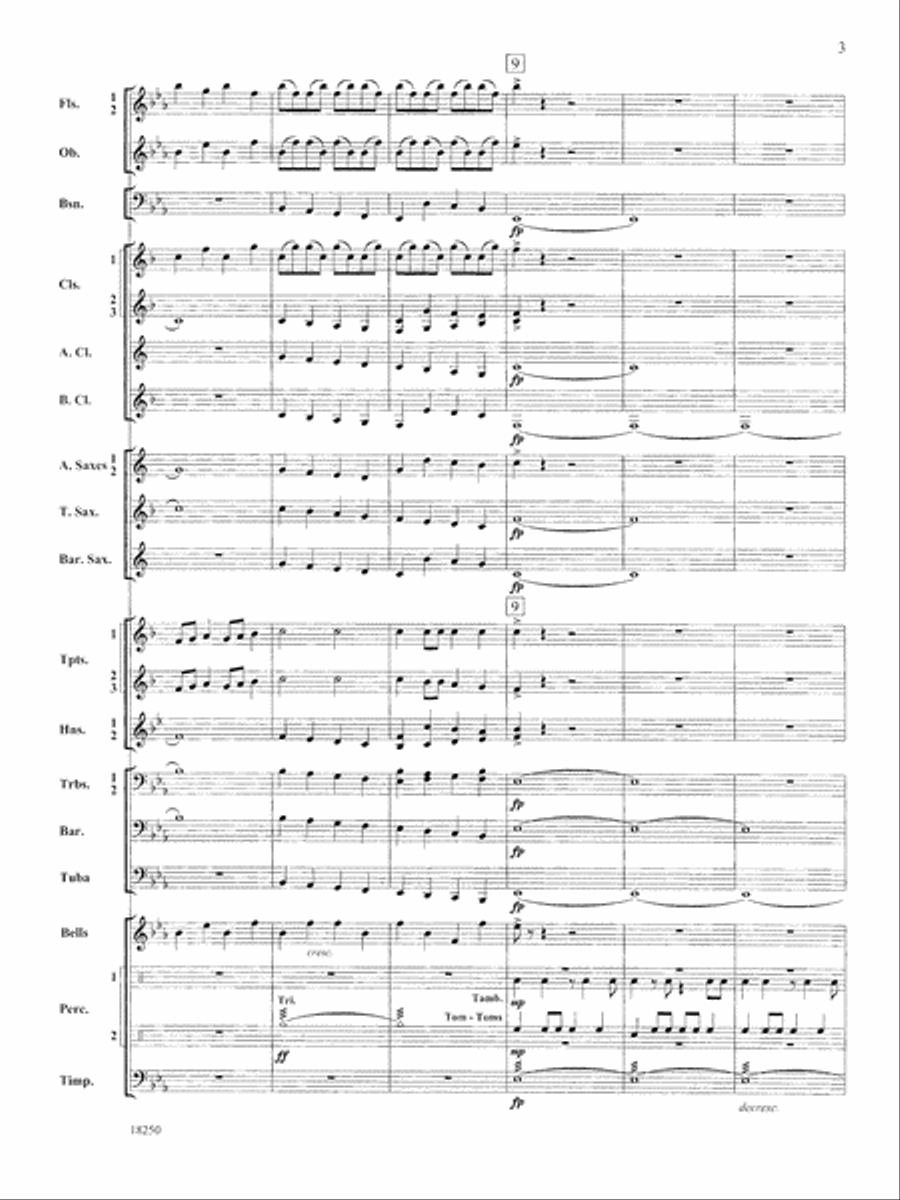 Slavic Rhapsody: Score Concert Band scores gallery preview page 3