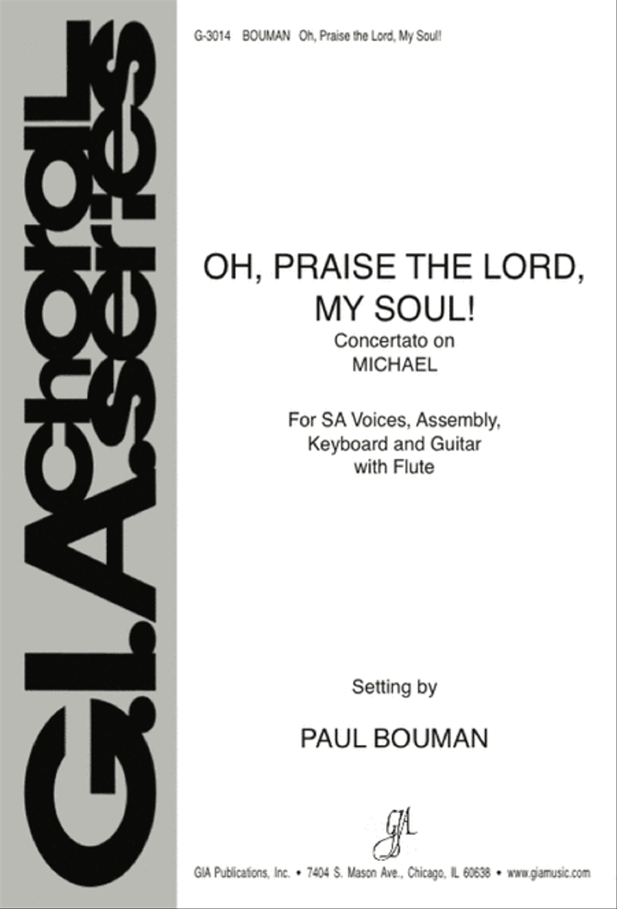 Oh, Praise the Lord, My Soul! - Instrument edition