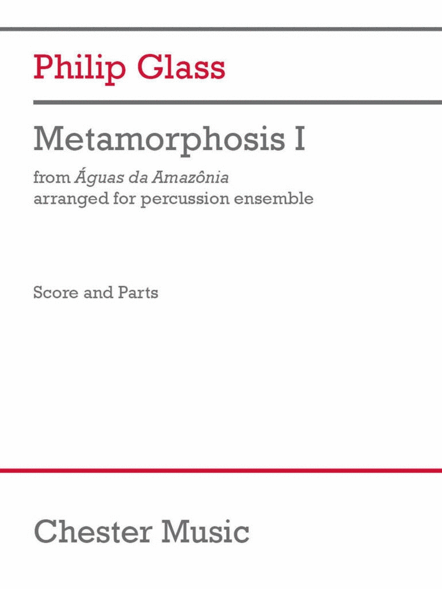 Metamorphosis I (from Águas Da Amazonia) Percussion Ensemble scores gallery preview page 1