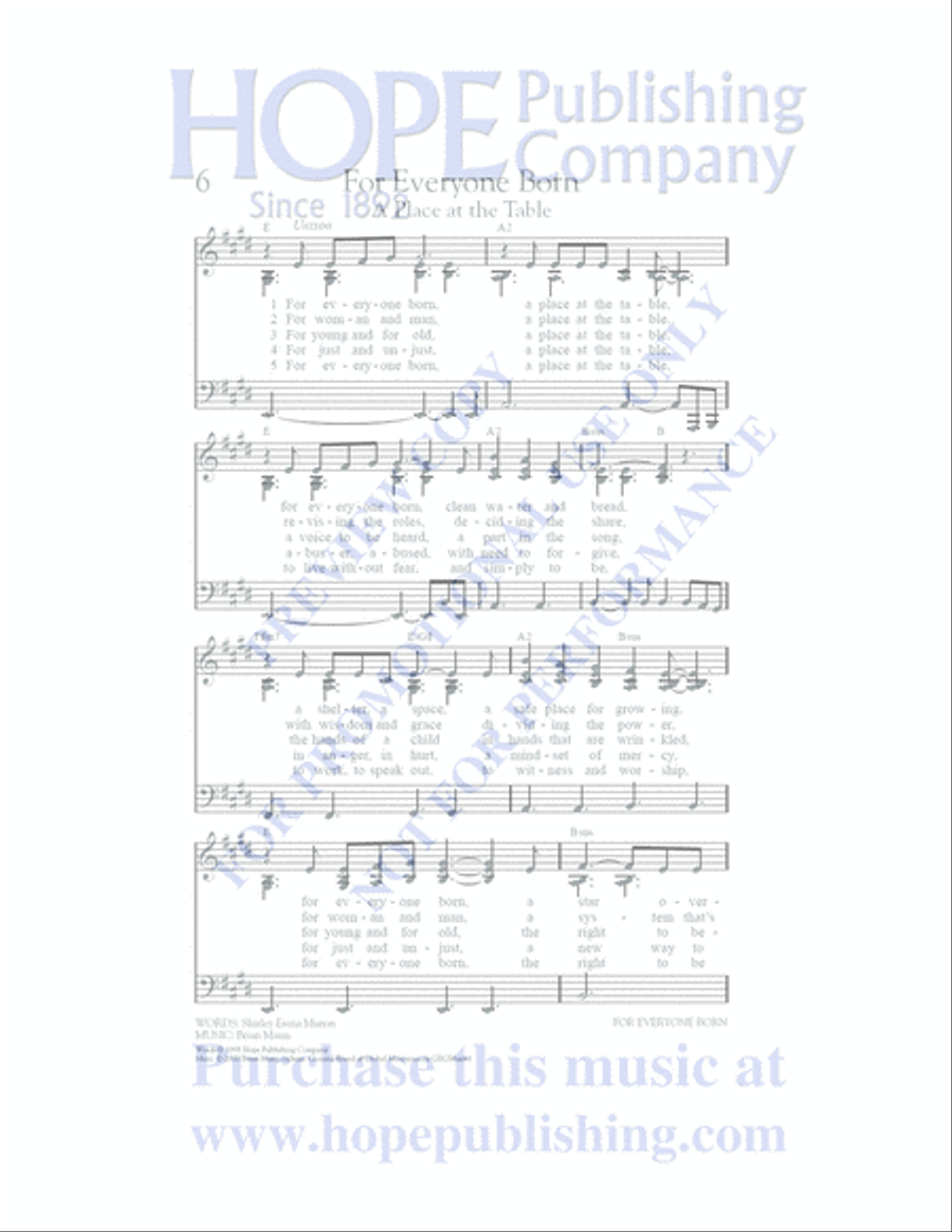 A Place at the Table Choir scores gallery preview page 26