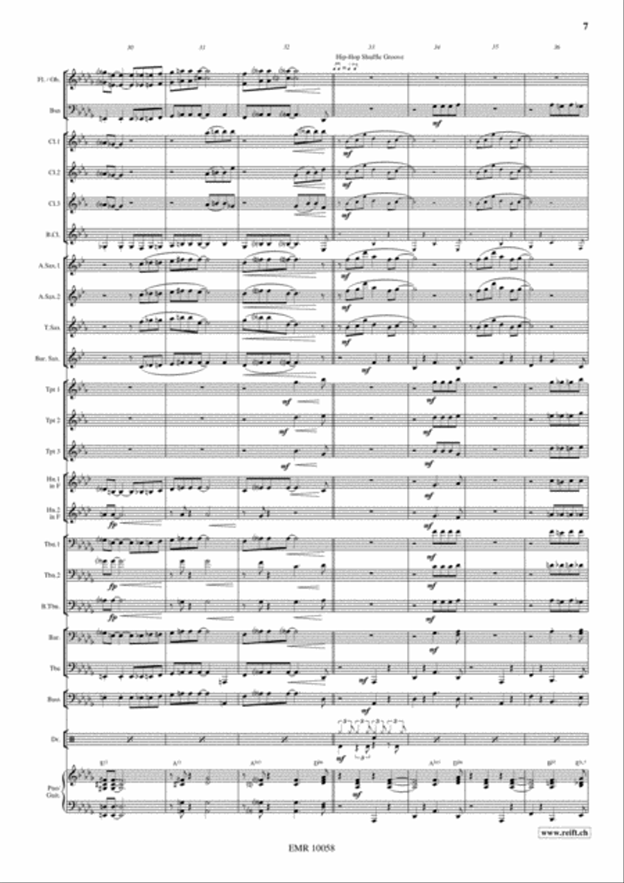 Stompin' At The Savoy Concert Band scores gallery preview page 8