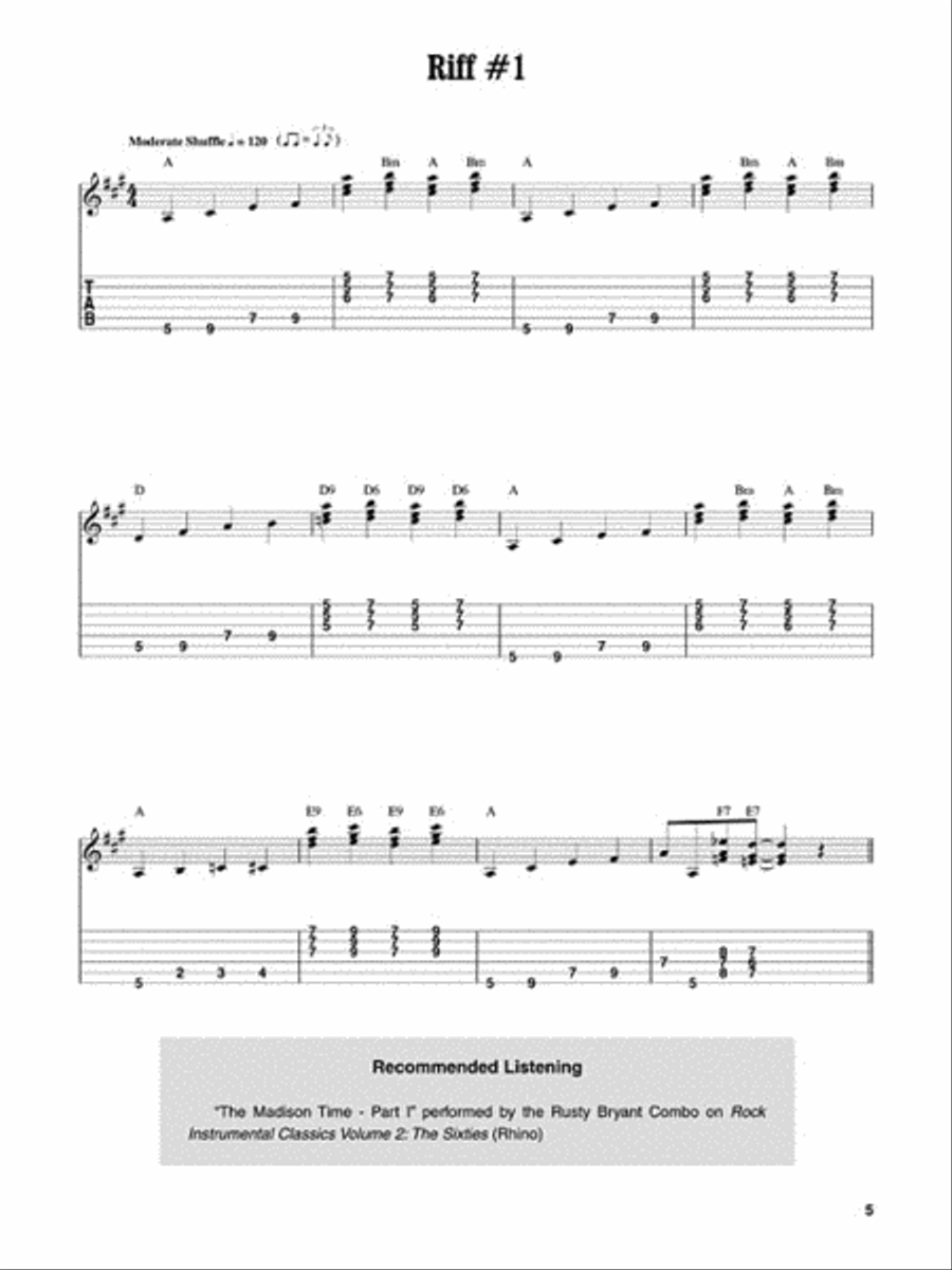 12-Bar Blues Riffs Electric Guitar scores gallery preview page 4
