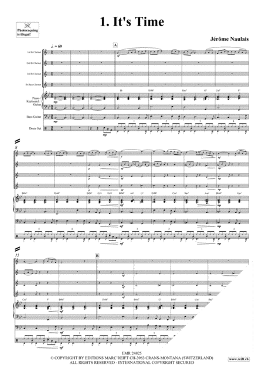 Play With Your Band Volume 3 Clarinet Quartet scores gallery preview page 3