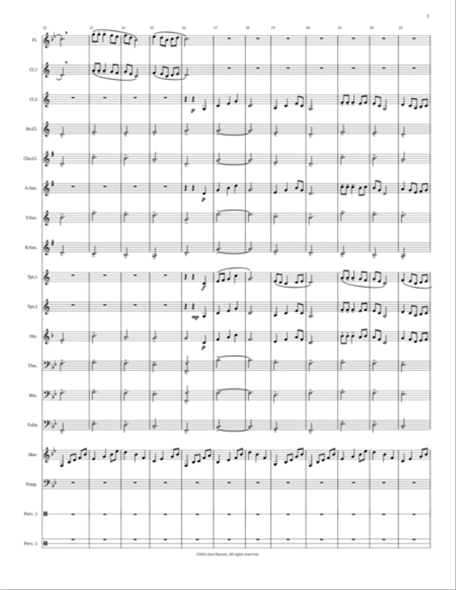 Dream Concert Band scores gallery preview page 2